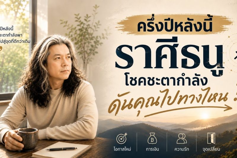 ราศีธนู♐ | ครึ่งปีหลังนี้ ชะตากำลังพาคุณไปทางไหน 🔮