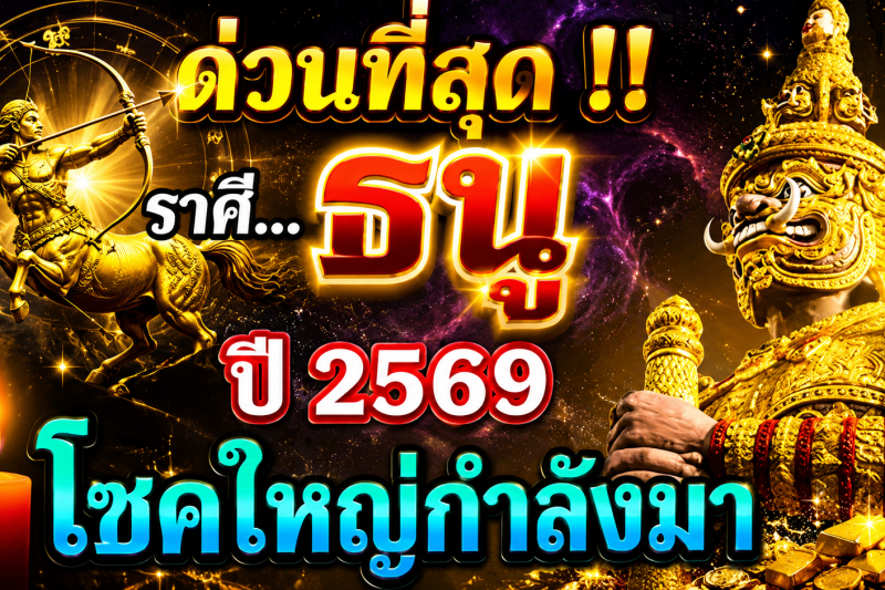 ด่วนที่สุด‼️ดวงชะตาราศีธนู♐ ปี2569 โชคใหญ่กำลังมา 🚨เตรียมตัวให้ดี!