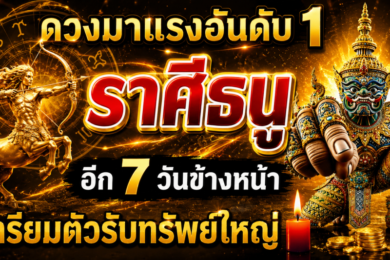 ดวงมาแรงอันดับ1‼️ราศีธนู♐ อีก 7 วันข้างหน้า เตรียมตัวรับทรัพย์ใหญ่🎉