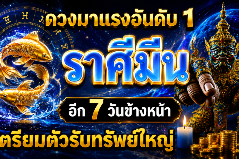 ดวงมาแรงอันดับ1‼️ราศีมีน♓ อีก 7 วันข้างหน้า เตรียมตัวรับทรัพย์ใหญ่🎉