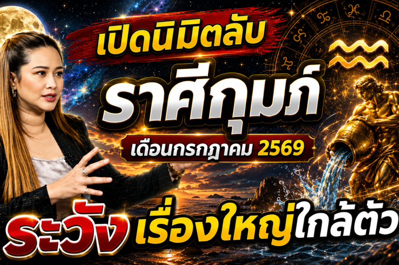 เตือนแล้วนะ!♒ ราศีกุมภ์ หมอปลาย เห็นนิมิตบางอย่างในเดือนกรกฎาคม 2569 คนเกิดราศีนี้ต้องรู้