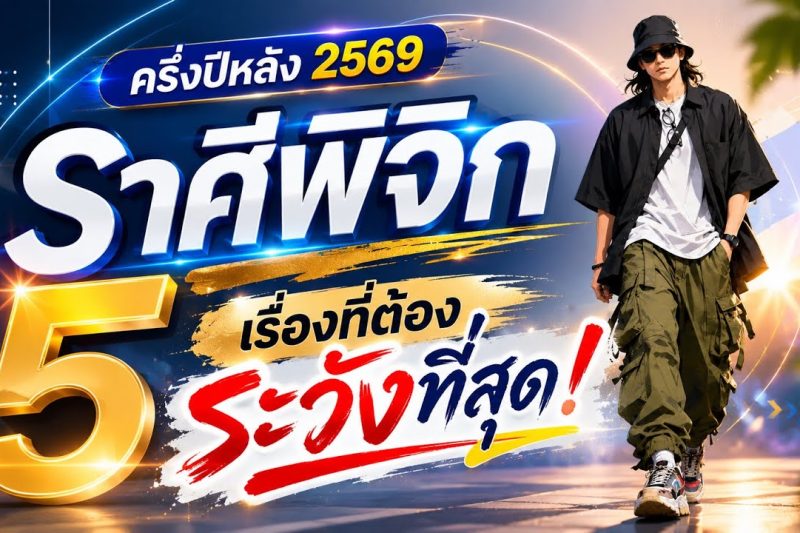 “ราศีพิจิก! 5 เรื่องที่ต้องระวังที่สุดในครึ่งปีหลัง 2569”