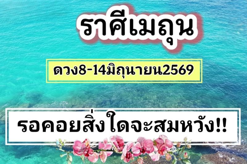 ราศีเมถุน ♊8-14มิถุนายน69🔮รอคอยสิ่งใดจะสมหวัง
