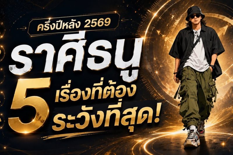 “ราศีธนู! 5 เรื่องที่ต้องระวังที่สุด | ครึ่งปีหลัง 2569”