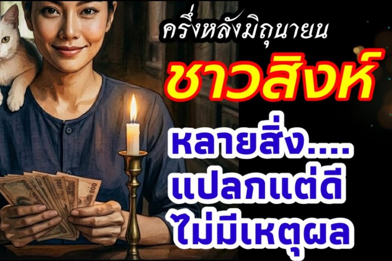 ราศีสิงห์ แปลกแต่ดีครึ่งหลังมิถุนา