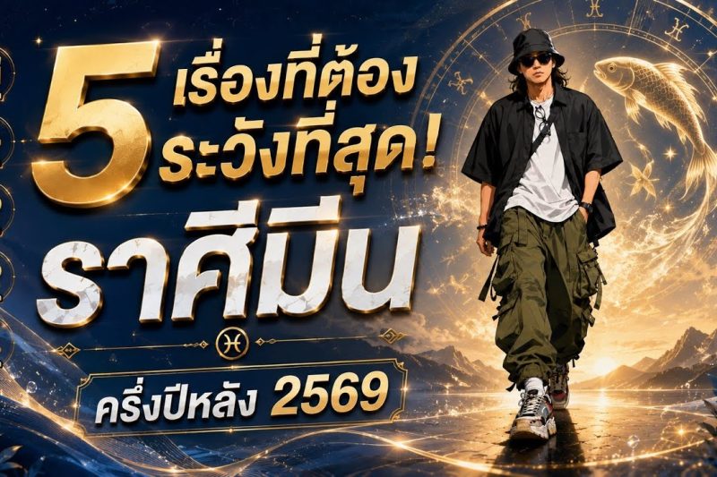 “ราศีมีน! 5 เรื่องที่ต้องระวังที่สุด | ครึ่งปีหลัง 2569”