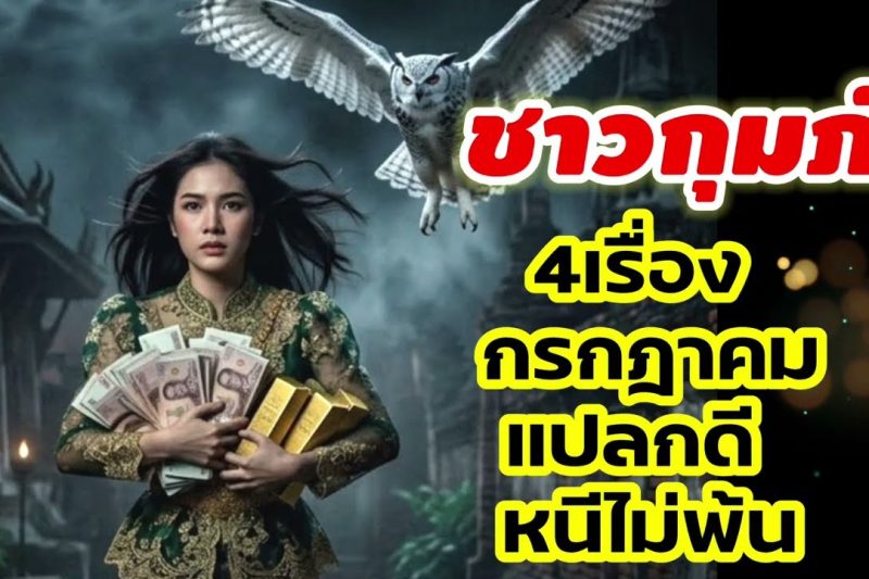 ราศีกุมภ์ หนีไม่พ้น 4อย่าง กรกฎาคม