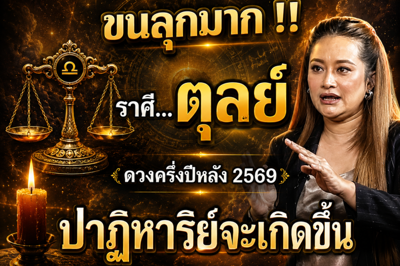 ขนลุกมาก‼️ดวงชะตาราศีตุลย์♎ ครึ่งปีหลัง2569 ปาฏิหาริย์ใหญ่จะเกิดขึ้น! เตรียมตัวให้ดี