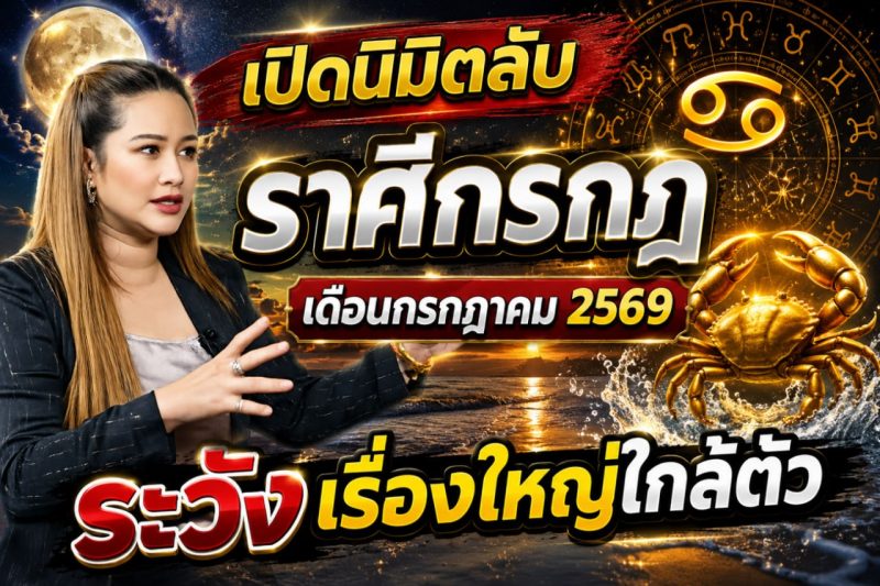 เตือนแล้วนะ!♋ ราศีกรกฎ หมอปลาย เห็นนิมิตบางอย่างในเดือนกรกฎาคม 2569 คนเกิดราศีนี้ต้องรู้