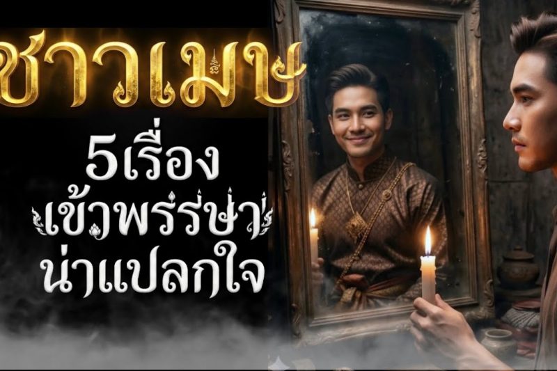 ราศีเมษ♈ เข้าพรรษา น่าแปลกใจ