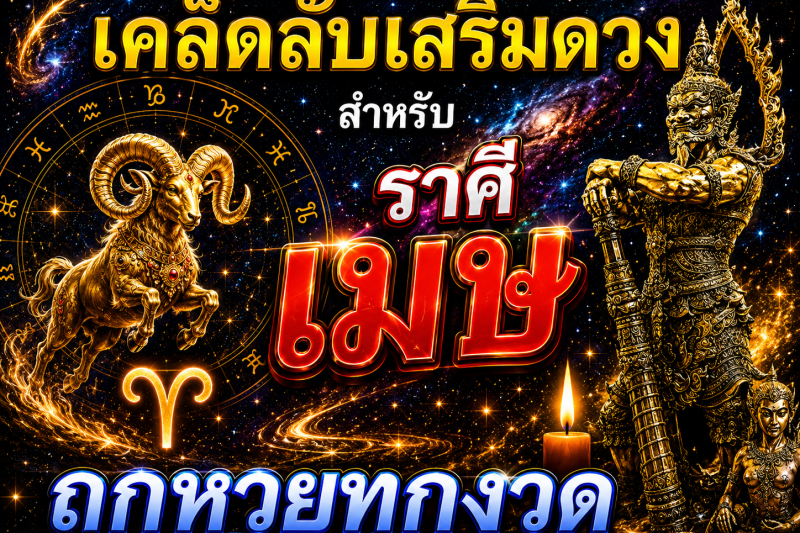 ♈ ราศีเมษ นี้คือ ‼️เคล็ดลับการเสริมดวง​​ ที่จะทำให้ดวงชะตาพรุ่งแรงมีเกณฑ์ถูกรางวัลที่ 1 🎉🎉🎉