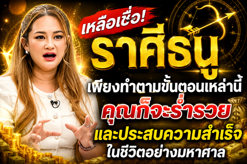 เหลือเชื่อ! ♐ ราศีธนู ‼️เพียงทำตามขั้นตอนเหล่านี้ คุณก็จะร่ำรวยและประสบความสำเร็จในชีวิตอย่างมหาศาล