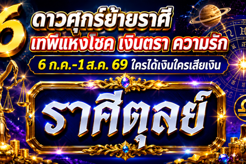 ราศีตุลย์💰ดาวศุกร์ย้าย6กค-1สค69🏆เทพีโชคเงินตรา เทพีความรัก🌈มีอะไรเกิดขึ้น ใครจะได้เงินใครจะเสียเงิน📌