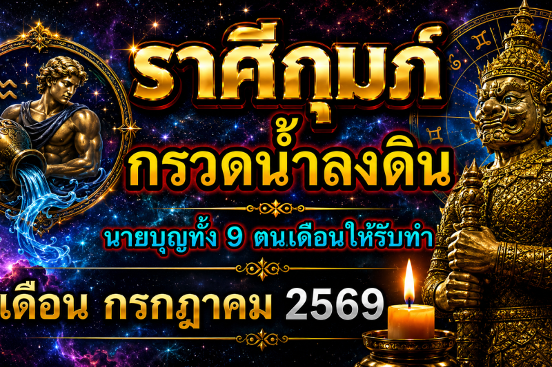 ♒ ราศีกุมภ์ เดือนกรกฎาคม 2569 ‼️รีบกรวดน้ำลงดินด่วน‼️ แล้วเจ้ากรรมนายเวรจะให้โชคใหญ่🎉