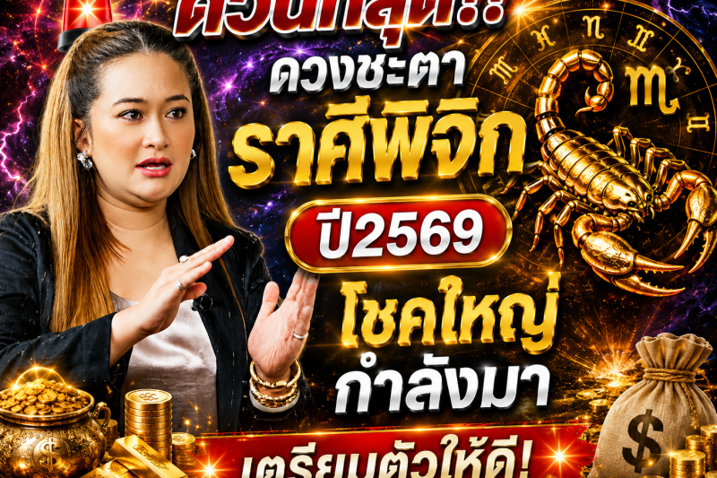 ด่วนที่สุด‼️ดวงชะตาราศีพิจิก♏ ปี2569 โชคใหญ่กำลังมา 🚨เตรียมตัวให้ดี!