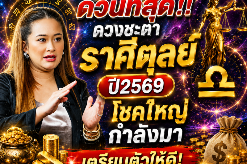 ด่วนที่สุด‼️ดวงชะตาราศีตุลย์♎ ปี2569 โชคใหญ่กำลังมา 🚨เตรียมตัวให้ดี!