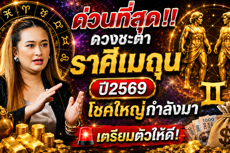 ด่วนที่สุด‼️ดวงชะตาราศีเมถุน♊ ปี2569 โชคใหญ่กำลังมา 🚨เตรียมตัวให้ดี!