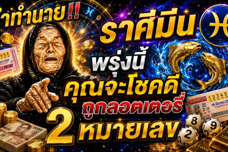 คำทำนาย‼️ ราศีมีน♓ พรุ่งนี้ คุณจะโชคดีถูกลอตเตอรี่ 2 หมายเลข