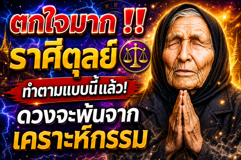 ตกใจมาก‼️ ราศีตุลย์♎ ทำตามแบบนี้แล้ว! ดวงจะพ้นจากเคราะห์กรรม