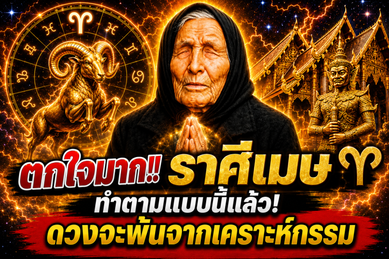 ตกใจมาก‼️ ราศีเมษ♈ ทำตามแบบนี้แล้ว! ดวงจะพ้นจากเคราะห์กรรม