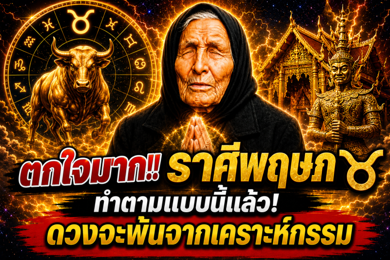 ตกใจมาก‼️  ราศีพฤษภ♉ ทำตามแบบนี้แล้ว! ดวงจะพ้นจากเคราะห์กรรม