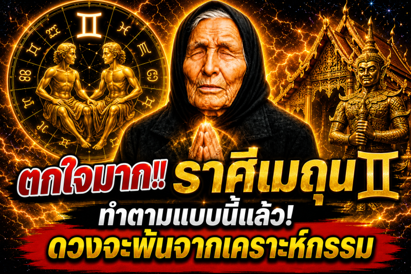ตกใจมาก‼️  ราศีเมถุน♊ ทำตามแบบนี้แล้ว! ดวงจะพ้นจากเคราะห์กรรม