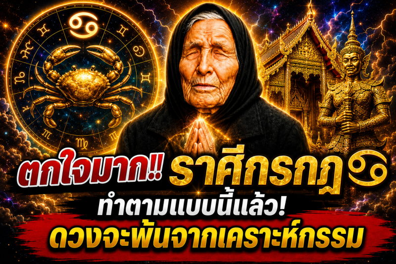 ตกใจมาก‼️  ราศีกรกฎ♋ ทำตามแบบนี้แล้ว! ดวงจะพ้นจากเคราะห์กรรม