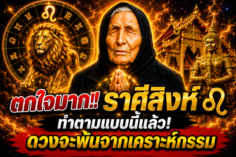 ตกใจมาก‼️  ราศีสิงห์♌ ทำตามแบบนี้แล้ว! ดวงจะพ้นจากเคราะห์กรรม