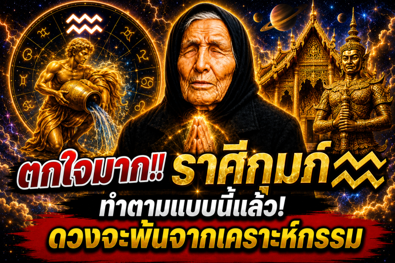 ตกใจมาก‼️ ราศีกุมภ์♒ ทำตามแบบนี้แล้ว! ดวงจะพ้นจากเคราะห์กรรม