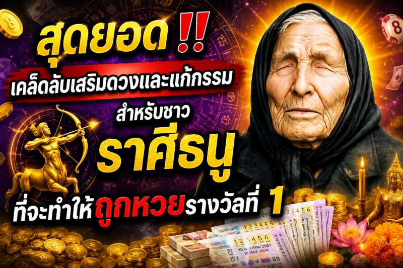 สุดยอด‼️เคล็ดลับเสริมดวงและแก้กรรม สำหรับชาว ราศีธนู♐ที่จะทำให้ถูกหวยรางวัลที่ 1