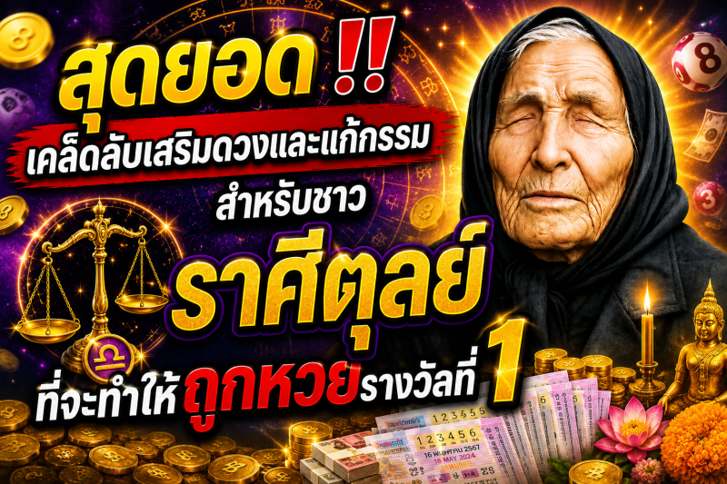 สุดยอด‼️เคล็ดลับเสริมดวงและแก้กรรม สำหรับชาว ราศีตุลย์♎ ที่จะทำให้ถูกหวยรางวัลที่ 1