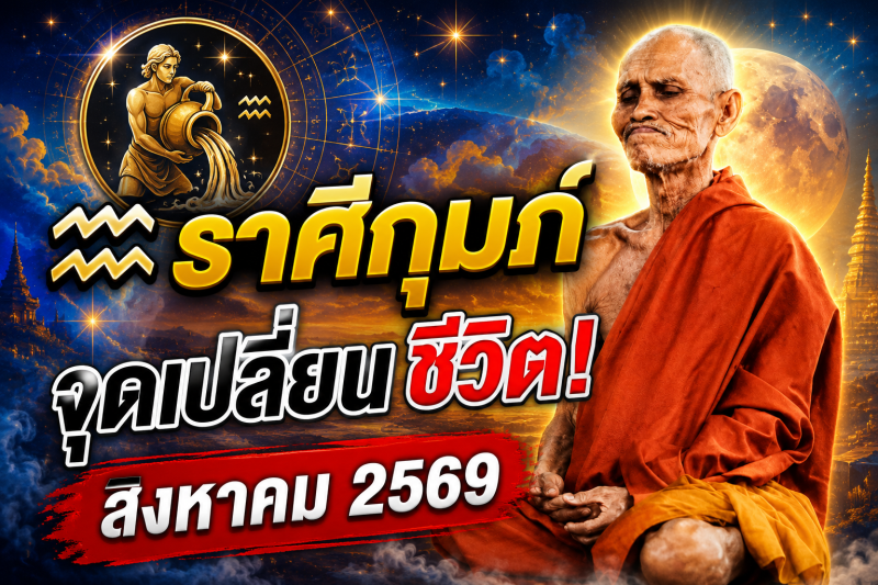 แม่นจนขนลุก‼️ราศีกุมภ์♒ เดือนสิงหาคม 2569 พลังบวก–พลังลบปะทะแรง ระวังเหตุการณ์เปลี่ยนชีวิต!