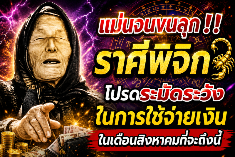 แม่นจนขนลุก‼️ราศีพิจิก♏ โปรดระมัดระวังในการใช้จ่ายเงินในเดือนสิงหาคมที่จะถึงนี้