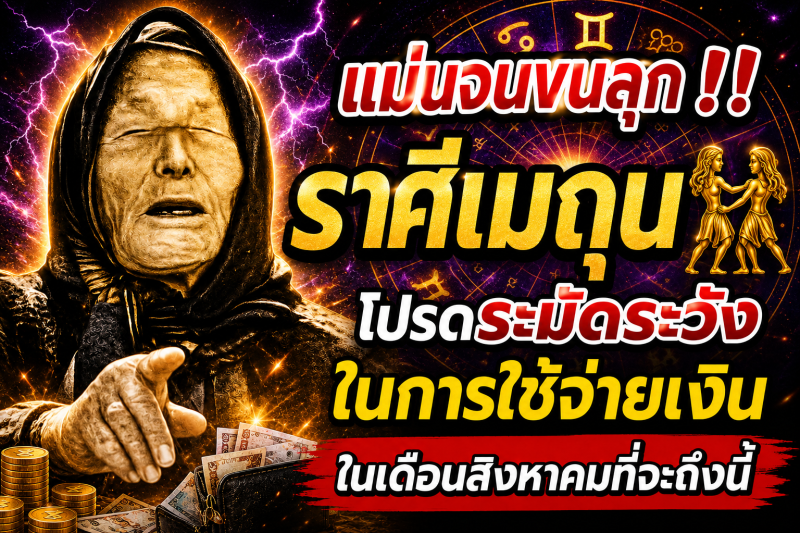 แม่นจนขนลุก‼️ราศีเมถุน♊ โปรดระมัดระวังในการใช้จ่ายเงินในเดือนสิงหาคมที่จะถึงนี้