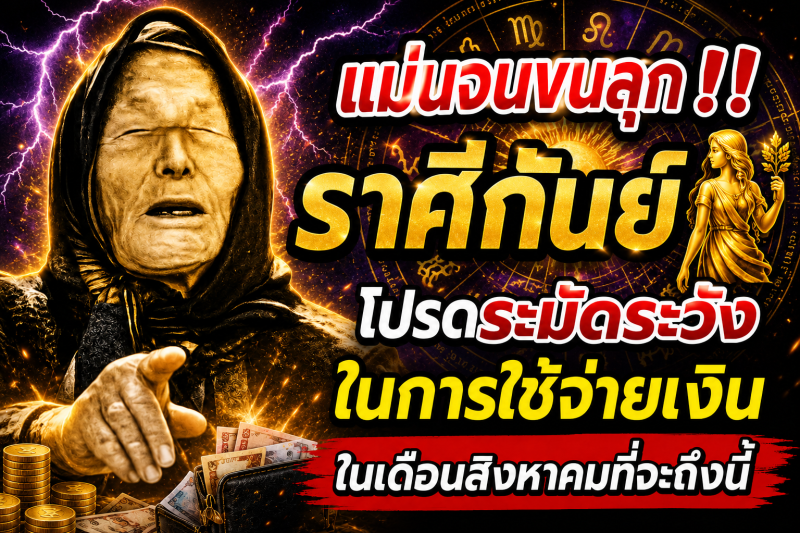 แม่นจนขนลุก‼️ราศีกันย์♍ โปรดระมัดระวังในการใช้จ่ายเงินในเดือนสิงหาคมที่จะถึงนี้