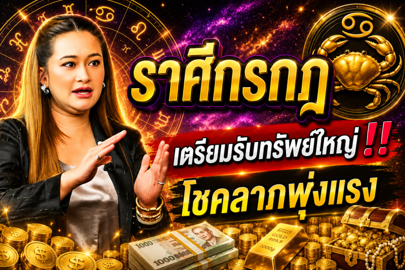 คำทำนาย‼️ราศีกรกฎ♋ 28 ก.ค. – 2 ส.ค. 2569! อีกไม่กี่วันโชคของคุณจะเพิ่มขึ้น และคุณจะโชคดีพอที่จะถูกลอตเตอรี่