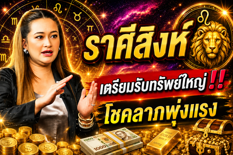 คำทำนาย‼️ราศีสิงห์♌ 28 ก.ค. – 2 ส.ค. 2569! อีกไม่กี่วันโชคของคุณจะเพิ่มขึ้น และคุณจะโชคดีพอที่จะถูกลอตเตอรี่