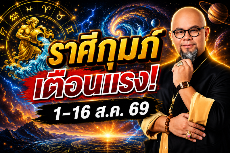 รีบเช็กด่วน‼️ราศีกุมภ์♒ คำเตือนอย่างเข้มงวดจากครู ซินแสเป็นหนึ่ง วงษ์ภูดร 1-16 สิงหาคม 2569
