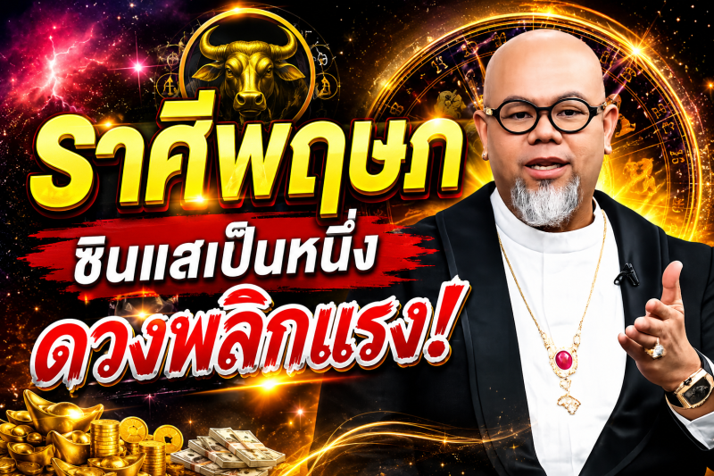 แม่นจนขนลุก‼️ราศีพฤษภ♉ ซินแสเป็นหนึ่ง ชี้ชัด! 2–18 สิงหาคม 2569 ดวงพลิกครั้งใหญ่ เตรียมรับโชค
