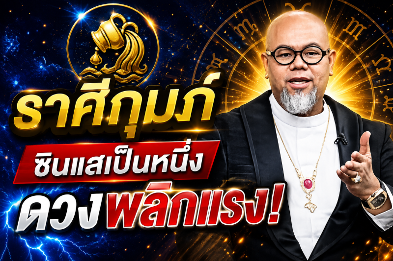 แม่นจนขนลุก‼️ราศีกุมภ์♒ ซินแสเป็นหนึ่ง ชี้ชัด! 2–18 สิงหาคม 2569 ดวงพลิกครั้งใหญ่ เตรียมรับโชค