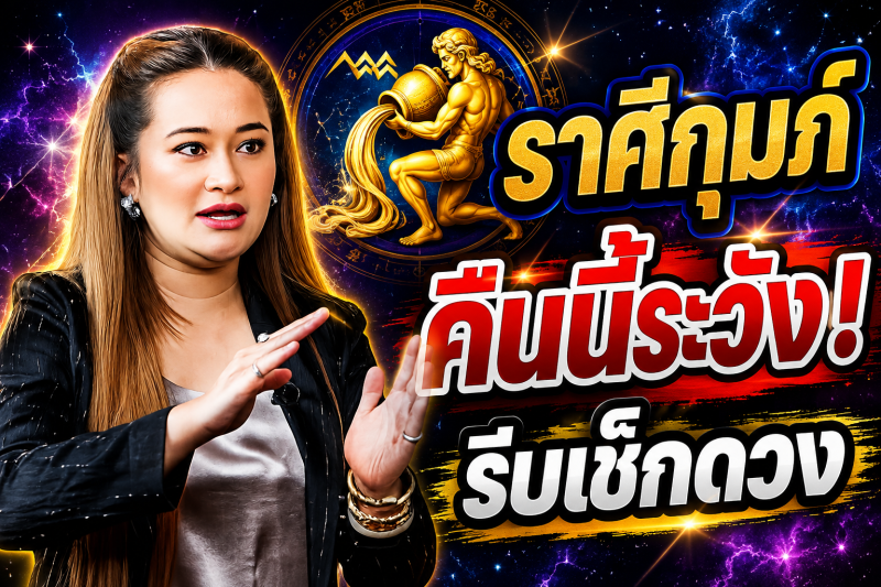 ฟังเลยตอนนี้‼️ ราศีกุมภ์♒ หมอปลาย พรายกระซิบ มีการคาดการณ์ว่า ! คืนนี้อาจมีเหตุไม่คาดคิด รีบเช็กดวง