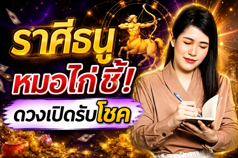 ข่าวดีมาแล้ว‼️ ราศีธนู♐ 7–16 สิงหาคม 2569 หมอไก่ชี้จังหวะดวงเปิด โชคกำลังมา