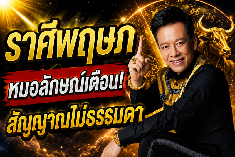 ขนลุกทั้งดวง‼️ราศีพฤษภ♉ หมอลักษณ์ เรขานิเทศ เห็นสัญญาณไม่ธรรมดา อีก 7 วันอาจมีเรื่องสำคัญเข้ามา