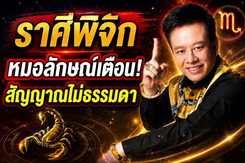 ขนลุกทั้งดวง‼️ราศีพิจิก♏ หมอลักษณ์ เรขานิเทศ เห็นสัญญาณไม่ธรรมดา อีก 7 วันอาจมีเรื่องสำคัญเข้ามา