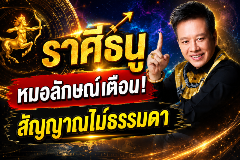 ขนลุกทั้งดวง‼️ราศีธนู♐ หมอลักษณ์ เรขานิเทศ เห็นสัญญาณไม่ธรรมดา อีก 7 วันอาจมีเรื่องสำคัญเข้ามา