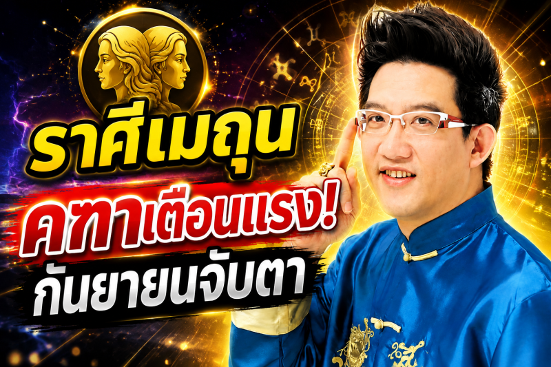 รีบเช็กดวง‼️ราศีเมถุน♊ คฑา ชินบัญชร เตือน กันยายน 2569 ระวังจุดเปลี่ยนครั้งสำคัญ