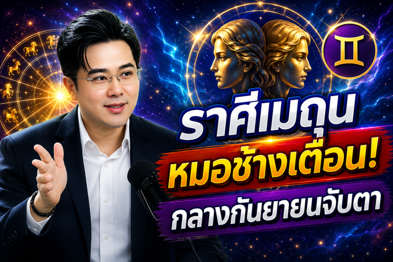เตือนแรงที่สุด‼️ ราศีเมถุน♊ หมอช้าง ทศพร ศรีตุลา ชี้กลางกันยายน 2569 ต้องระวังให้มาก มีเรื่องสำคัญกำลังเข้ามา