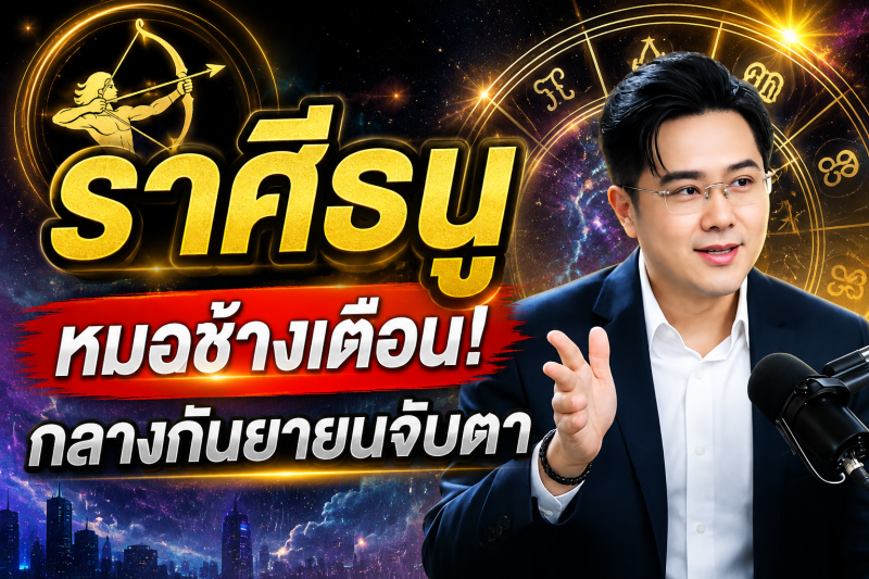 เตือนแรงที่สุด‼️ ราศีธนู♐ หมอช้าง ทศพร ศรีตุลา ชี้กลางกันยายน 2569 ต้องระวังให้มาก มีเรื่องสำคัญกำลังเข้ามา